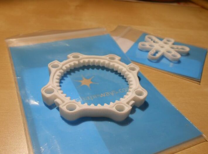 LEGO®-compatible 40-teeth ring gear 3d printed ring gear and planet carrier