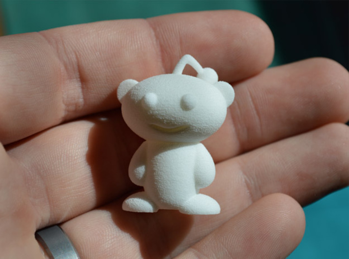 Tiny Snoo, Reddit Alien 3d printed