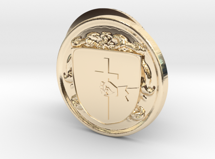 Odonnell Coat of Arms Cufflinks 3d printed