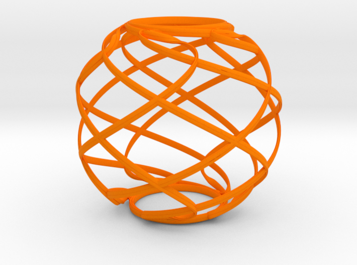 Ribbon Sphere 3d printed