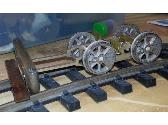 0-4-0 frames for OR&L Kauila 1:20.32 3d printed final adjustment of drivers. Outside width is 2 1/32 inches.