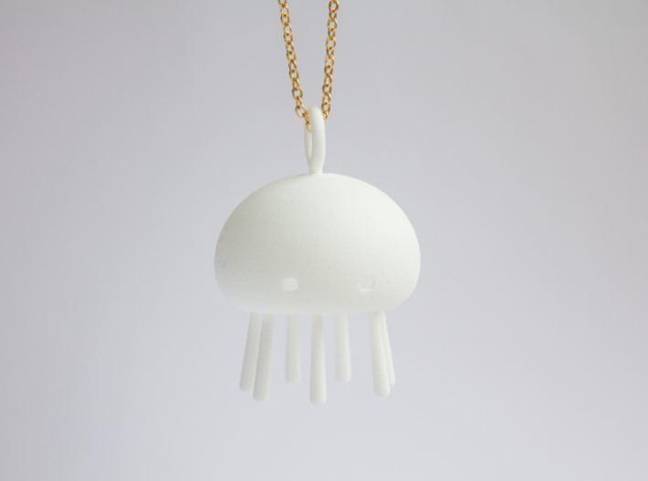 Jelly time! Jellyfish Pendant 3d printed