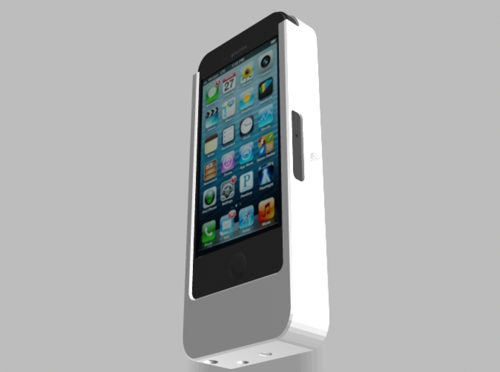 iPhone5 Camera Mount 5000mah Charger with USB Out 3d printed 