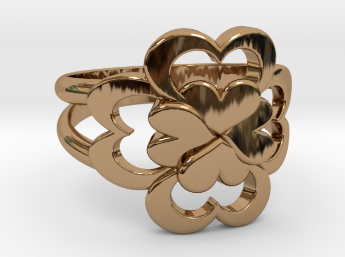 Size 8 Wife Ring 3d printed