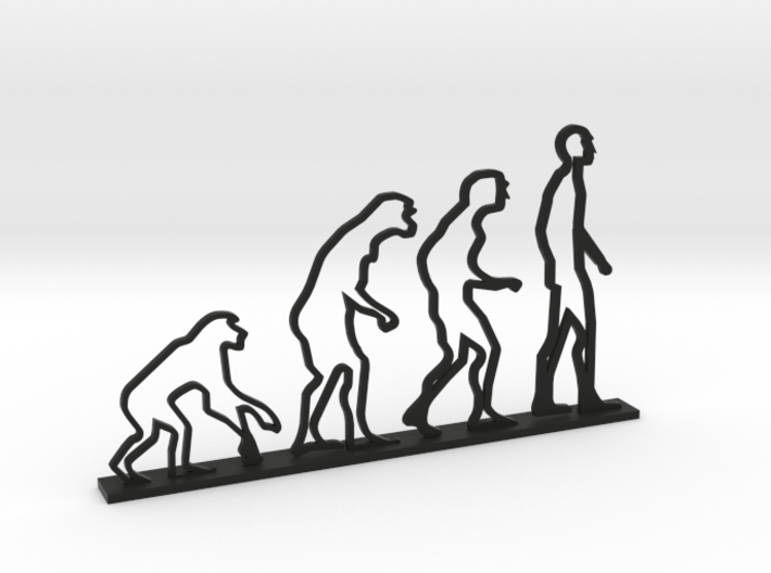Human Evolution Desktop 3d printed