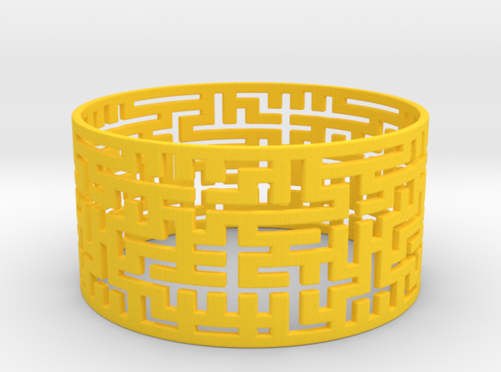 Maze Bracelet 80mm 3d printed