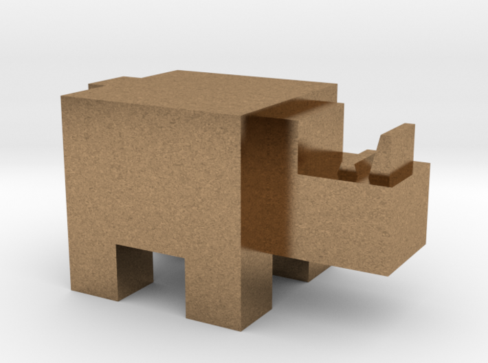 Cubicle Rhino 3d printed