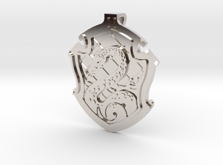 Slytherin House Crest - Pendant SMALL 3d printed