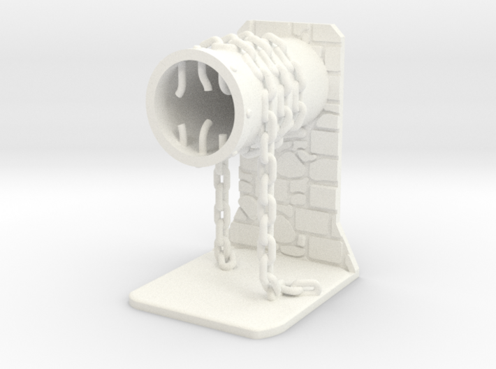 Pipe and chain token / scenery 3d printed 