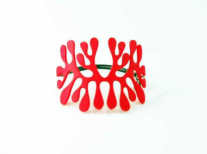 amoeba bracelet 3d printed