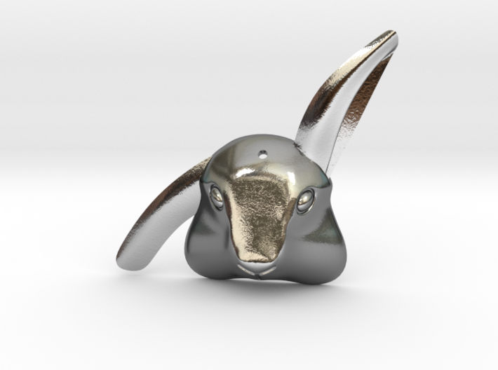 Bibo - rabbit pendant 3d printed 