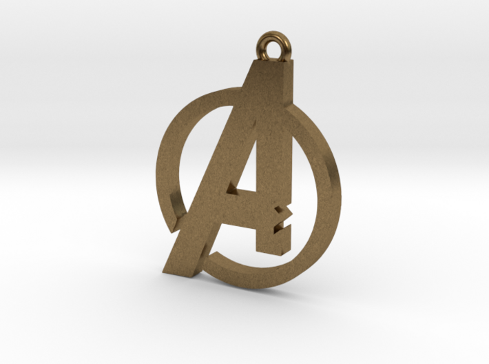 Avengers Pendant 3d printed