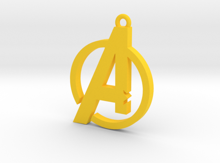 Avengers Pendant 3d printed