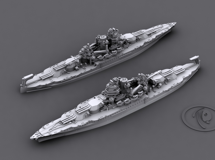 US BB New Mexico Class [1942] (x3) 3d printed Computer software render