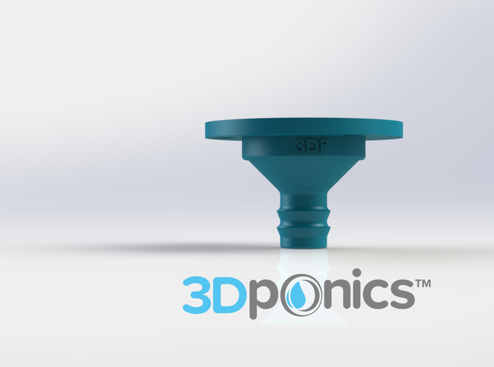 Drip Nozzle (3/4 Inch, 3 Holes) - 3Dponics  3d printed Drip Nozzle (3/4 Inch, 3 Holes) - 3Dponics Drip Hydroponics