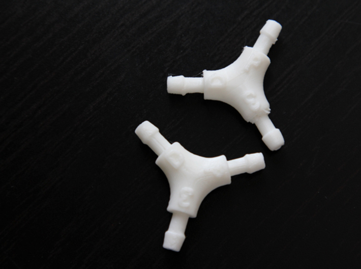 Y-Splitter (Version 1) - 3Dponics 3d printed Y-Splitter (Version 1) - 3Dponics Drip Hydroponics