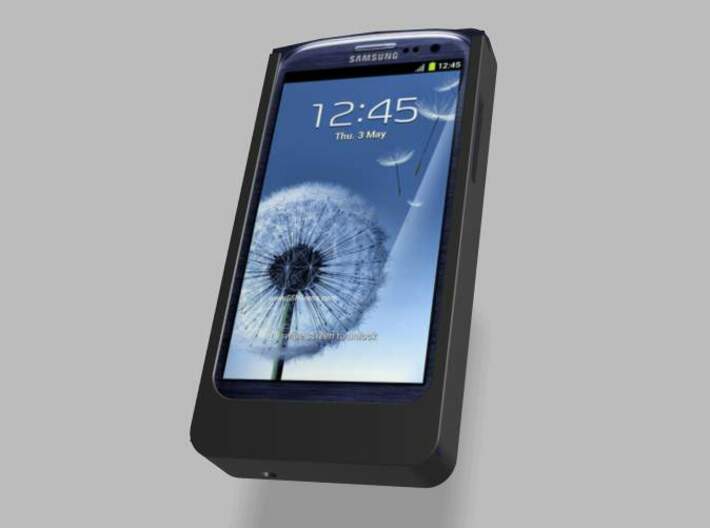 Samsung S3 5000mah Charger Nautilus with USB Out 3d printed