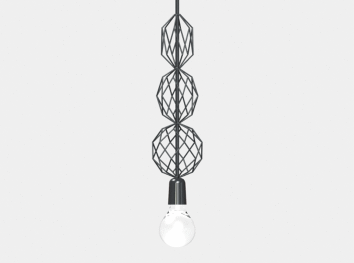60x100 Hexajewel Pendant Light 3d printed