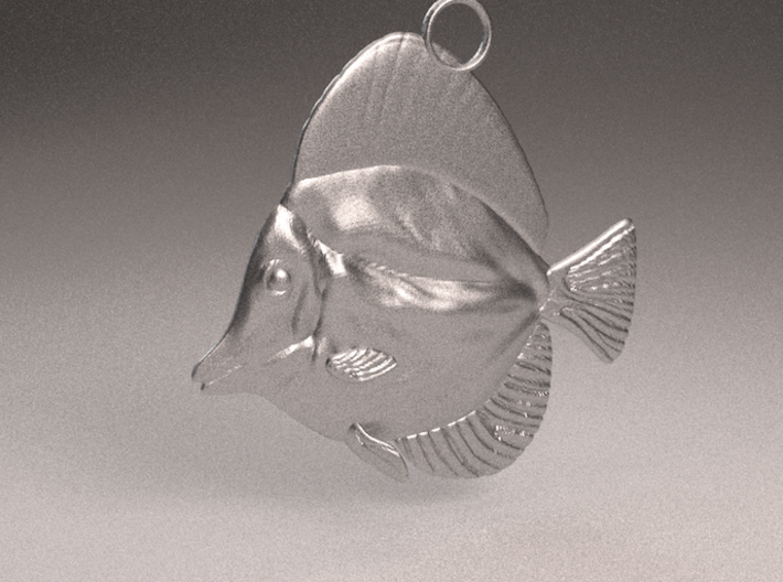 Fish Pendant 3d printed 