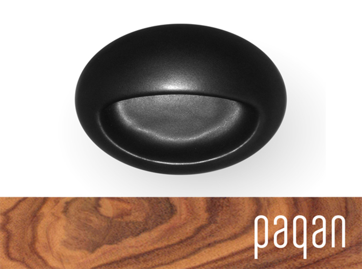 love handles I Egg handle H I soon: porcelain! 3d printed satin black ceramics