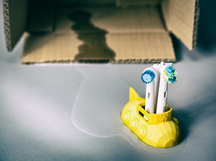 Toothbrush Holder / Stand Submarine for Oral B bru 3d printed 
