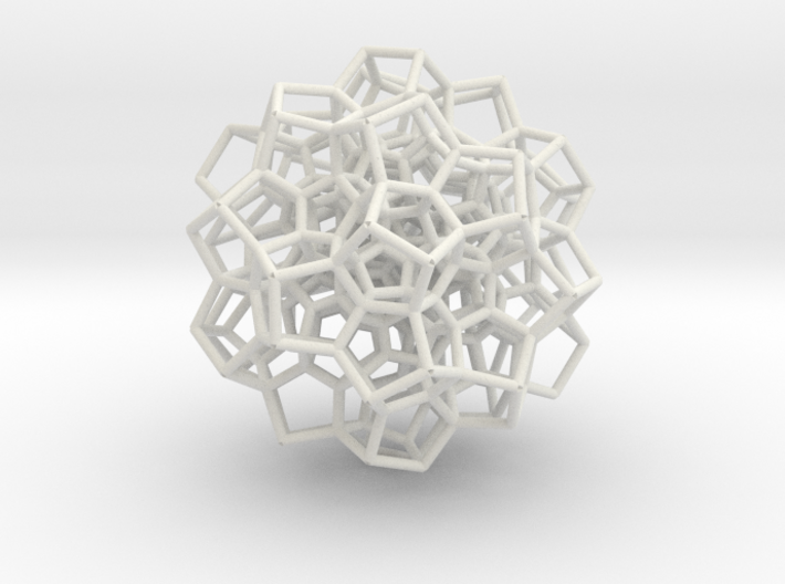 120-Cell Stereographic Projection, Partial 3d printed