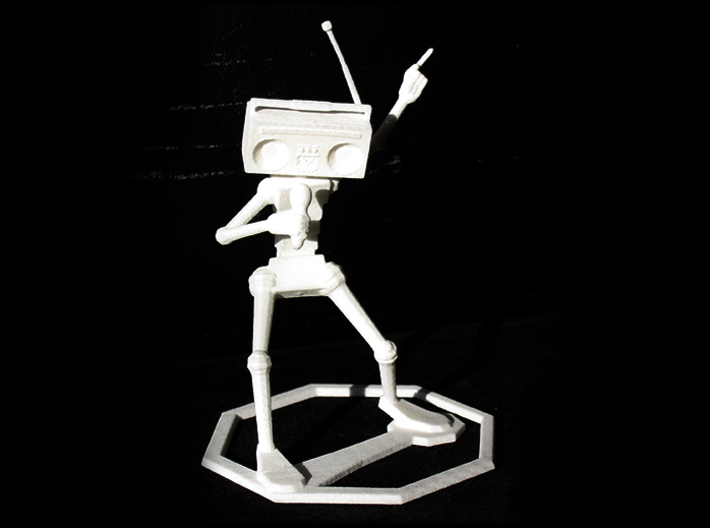 Musical Robot 3d printed WSF print