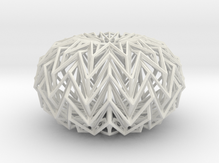 Decorative Ball based on a Twelve-pointed Star 3d printed