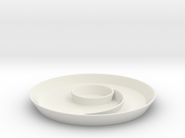 Spiral Main Dish 3d printed