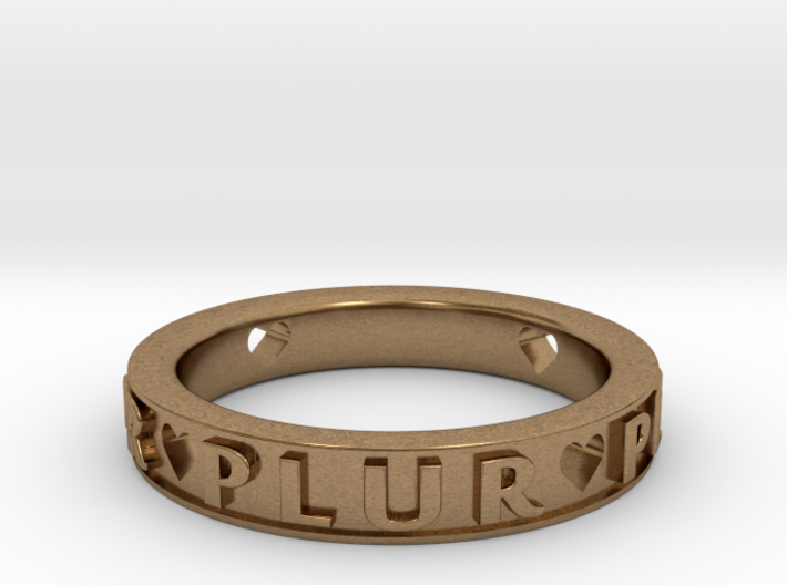 Plur Ring - Size 6 3d printed