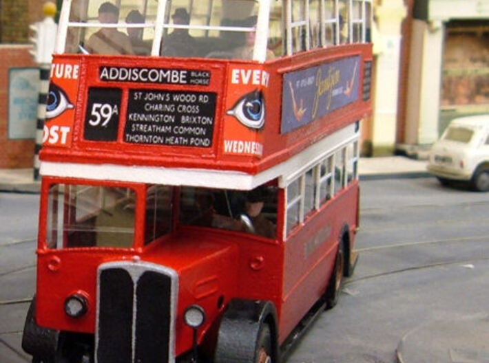 1:43 London Transport STL11-Body 3d printed Model built &amp; detailed by Terry Russell