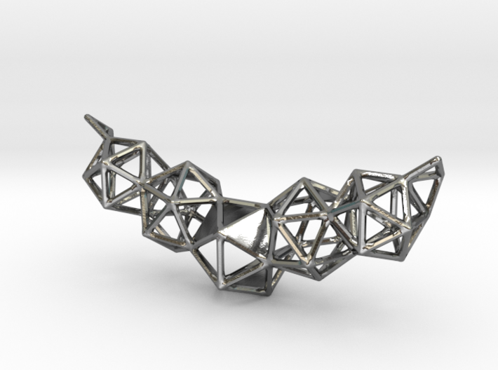 Icosahedron Pendent 3d printed 