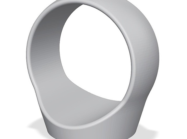 Black Lantern Ring Size U 3d printed