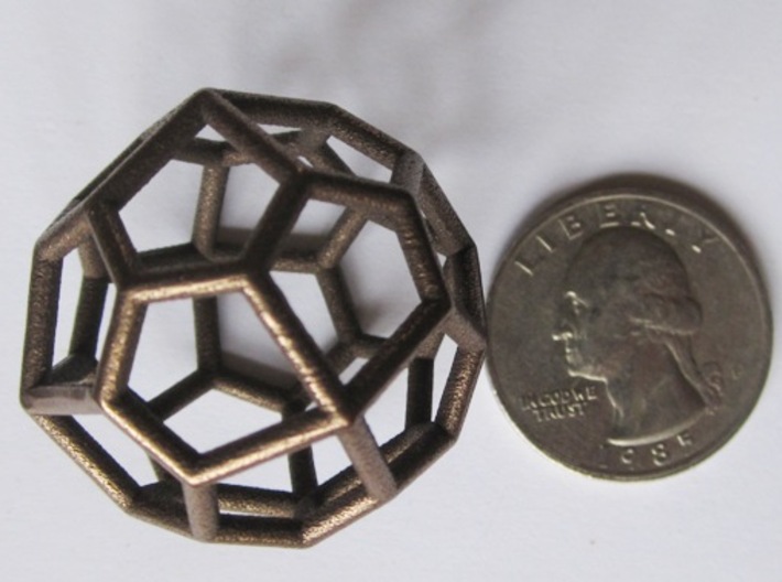 Pentagonal Icositetrahedron Pendant 3d printed 