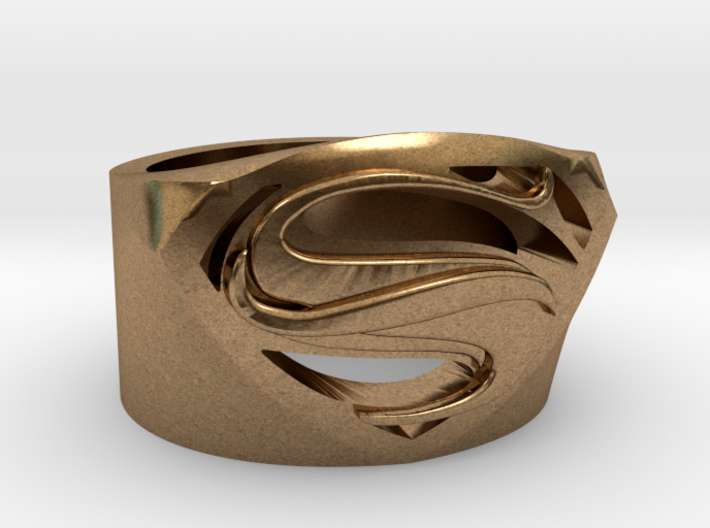 Superman Ring - Man Of Steel Ring US12 3d printed