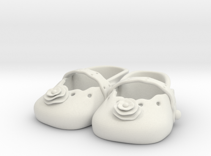 Baby Shower Decorations - Baby Shoes 3d printed