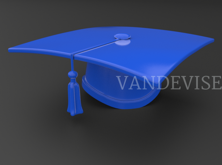 Graduation Cap - One Color 3d printed 