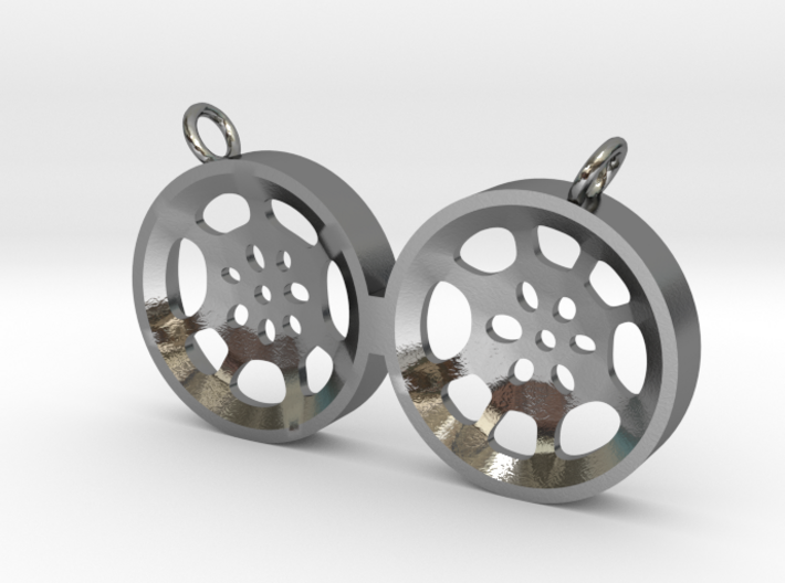 Double Tenor &quot;void&quot; steelpan pendant, M 3d printed