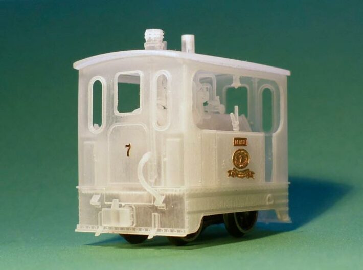 Scale 1:87 Tramway loco interior 3d printed An example