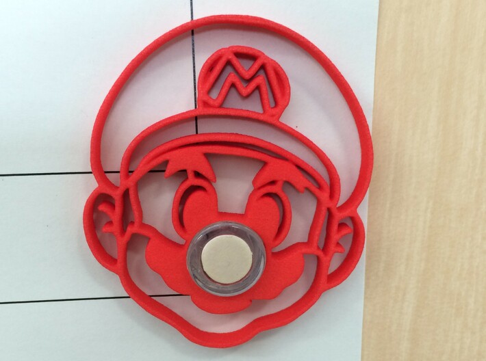 Mario 3d printed Magnet not included