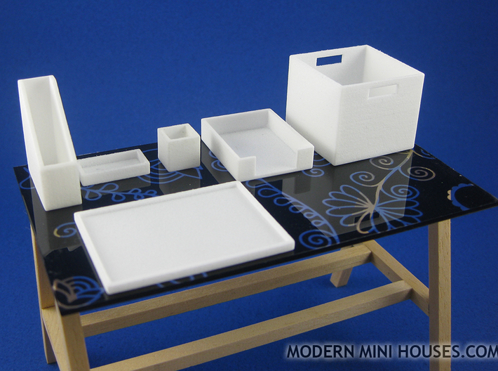 Office: Catchall Tray 1:12 scale 3d printed 