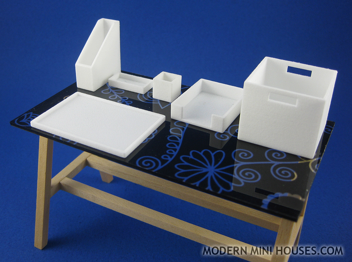 Office: Catchall Tray 1:12 scale 3d printed 