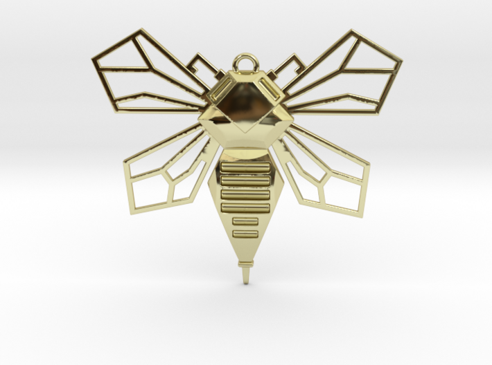 Hornet Pendant 3d printed