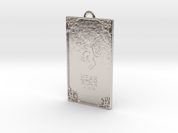 Game of Thrones - Lannister Pendant 3d printed