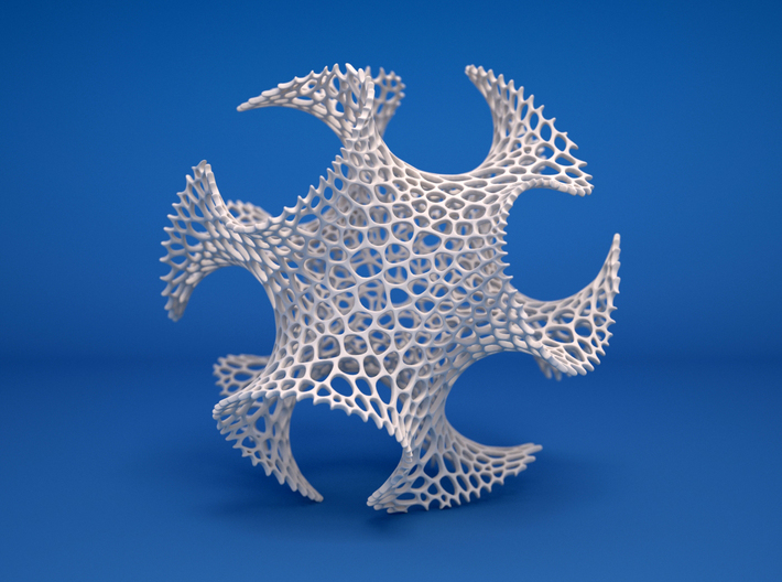 Spherical Voronoi - Gyroid 3d printed