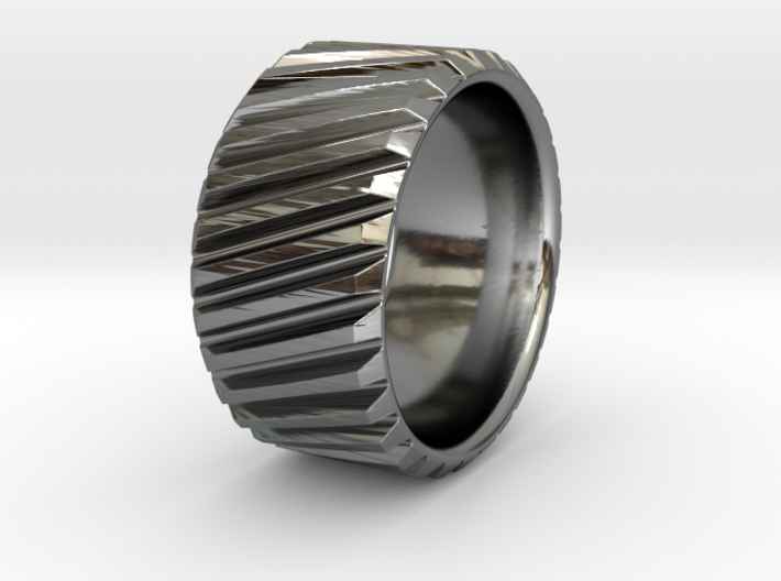 Gear Cog Fashion Ring Size 10 3d printed