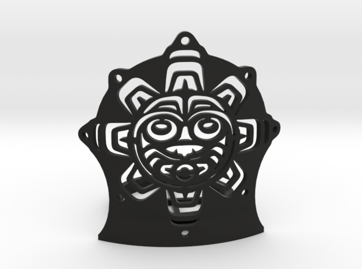 Northwest Design Sun Mask Tealight - Short 3d printed