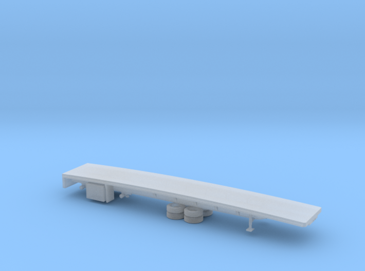 1/160 Spread Axel Flatbed Trailer 3d printed