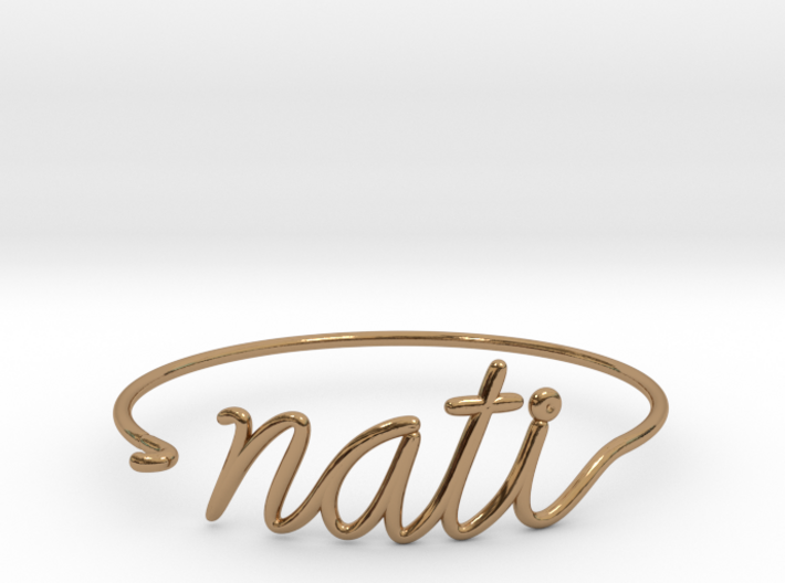 NATI Wire Bracelet (Cincinnati) 3d printed