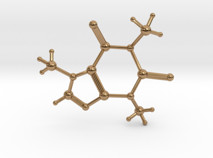 Caffeine Molecule 3d printed